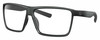 Profile View of Costa Del Mar Rincon Designer Progressive Lens Blue Light Blocking Eyeglasses in Matte Smoke Gray Crystal Unisex Square Full Rim Acetate 63 mm