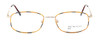 Calabria MetalFlex Designer Eyeglasses II in Gold & Amber :: Custom Left & Right Lens