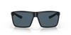 Front View of Costa Del Mar Rincon Unisex Designer Sunglass in Black/Polarized Gray 580P 63 mm