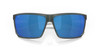 Close Up View of Costa Del Mar Rincon Sunglasses in Gray Crystal/Polarized Blue Mirror 580P 63 mm