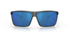 Front View of Costa Del Mar Rincon Sunglasses in Gray Crystal/Polarized Blue Mirror 580P 63 mm