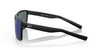 Side View of Costa Del Mar Rincon Unisex Sunglasses in Black/Polarized Blue Mirror 580P 63 mm