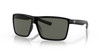 Profile View of Costa Del Mar Rincon Unisex Square Sunglass Black/Polarized Gray 580G GLASS 63mm