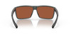 Front View of Costa Del Mar Rincon Unisex Sunglasses in Gray/Polarized Green Mirror 580G 63 mm Alternate 1