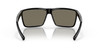 Front View of Costa Del Mar Rincon Unisex Sunglasses in Black/Polarized Blue Mirror 580G 63 mm Alternate 1