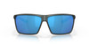 Front View of Costa Del Mar Rincon Unisex Sunglass Gray/Polarized Blue Mirror 580G GLASS 63 mm