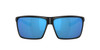 Close Up View of Costa Del Mar Rincon Unisex Sunglass Black/Polarized Blue Mirror 580G GLASS 63mm Alternate 1