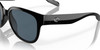Top View of Costa Del Mar Salina Womens Cat Eye Sunglasses in Black/Polarized Gray 580P 53mm