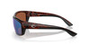 Side View of Costa Del Mar Salt Break Sunglasses in Tortoise/Polarized Green Mirror 580G 65mm