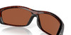 Profile View of Costa Del Mar Salt Break Sunglasses in Tortoise/Polarized Green Mirror 580G 65mm Alternate 1