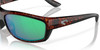Top View of Costa Del Mar Salt Break Sunglasses in Tortoise/Polarized Green Mirror 580G 65mm