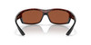 Front View of Costa Del Mar Salt Break Sunglasses in Tortoise/Polarized Green Mirror 580G 65mm Alternate 1
