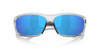 Close Up View of Costa Del Mar Salt Break Unisex Sunglass Silver/Polarized Blue Mirror 580G 65 mm