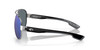 Side View of Costa Del Mar South Point Unisex Sunglass Silver/Polarized Blue Mirror 580P 59mm