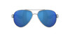 Side View of Costa Del Mar South Point Unisex Sunglass Silver/Polarized Blue Mirror 580P 59mm Alternate 1