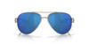 Front View of Costa Del Mar South Point Sunglass Golden Pearl/Polarized Blue Mirror 580P 59 mm