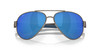 Close Up View of Costa Del Mar South Point Sunglass Golden Pearl/Polarized Blue Mirror 580P 59 mm