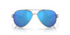 Front View of Costa Del Mar South Point Unisex Sunglass Silver/Polarized Blue Mirror 580G 59mm