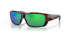 Profile View of Costa Del Mar Tuna Alley Sunglasses in Tortoise/Polarized Green Mirror 580P 62mm