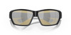 Close Up View of Costa Del Mar Tuna Alley Unisex Sunglass Black/Polarized Silver Mirror 580P 62mm