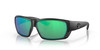 Top View of Costa Del Mar Tuna Alley Sunglass Black Blackout/Polarize Green Mirror 580G 62mm Alternate 1
