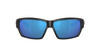 Side View of Costa Del Mar Tuna Alley Unisex Sunglasses Black/Polarized Blue Mirror 580G 62mm Alternate 1