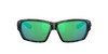 Side View of Costa Tuna Alley Sunglasses in Gray Tiger Shark/Polarized Green Mirror 580G 62mm Alternate 1
