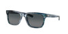 Close Up View of Costa Del Mar Tybee Unisex Sunglass Blue Teal/Polarized Gray Gradient 580G 55 mm Alternate 1
