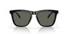 Front View of Costa Del Mar Ulu Unisex Cateye Sunglasses Black Silver/Polarized Gray 580G 56mm