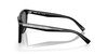 Side View of Costa Del Mar Ulu Unisex Cateye Sunglasses Black Silver/Polarized Gray 580G 56mm
