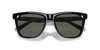 Close Up View of Costa Del Mar Ulu Unisex Cateye Sunglasses Black Silver/Polarized Gray 580G 56mm