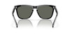 Front View of Costa Del Mar Ulu Unisex Cateye Sunglasses Black Silver/Polarized Gray 580G 56mm Alternate 1