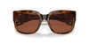 Close Up View of Costa Del Mar Waterwoman Cateye Sunglasses Brown Teal/Polarized Copper 580P 55mm