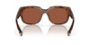 Front View of Costa Del Mar Waterwoman Cateye Sunglasses Brown Teal/Polarized Copper 580P 55mm Alternate 1