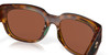 Profile View of Costa Del Mar Waterwoman Cateye Sunglasses Brown Teal/Polarized Copper 580P 55mm Alternate 1