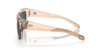 Side View of Costa Del Mar Waterwoman Cateye Sunglass Blonde Crystal/Polarized Gray 580P 55mm