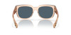Front View of Costa Del Mar Waterwoman Cateye Sunglass Blonde Crystal/Polarized Gray 580P 55mm Alternate 1