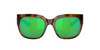 Side View of Costa Del Mar Waterwoman Cat Eye Sunglass Brown/Polarized Green Mirror 580P 55mm Alternate 1