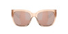 Side View of Costa Waterwoman Cateye Sunglass Blonde/Polarized Copper Silver Mirror 580P 55mm Alternate 1