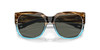 Close Up View of Costa Del Mar Waterwoman Cat Eye Sunglasses Wahoo Brown/Polarized Gray 580G 55mm