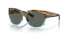 Profile View of Costa Del Mar Waterwoman Cat Eye Sunglasses Wahoo Brown/Polarized Gray 580G 55mm
