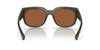 Front View of Costa Waterwoman Cat Eye Sunglass Taupe/Polarized Copper Silver Mirror 580G 55mm Alternate 1