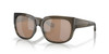 Top View of Costa Waterwoman Cat Eye Sunglass Taupe/Polarized Copper Silver Mirror 580G 55mm Alternate 1