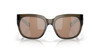 Front View of Costa Waterwoman Cat Eye Sunglass Taupe/Polarized Copper Silver Mirror 580G 55mm