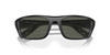 Close Up View of Costa Del Mar Whitetip Pro Unisex Sunglass Black/Polarized Gray 580G GLASS 57 mm