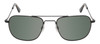 Front View of American Optical Checkmate Sunglasses in Black Tortoise/Polarized G15 Green 56mm