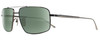 Profile View of Chopard Titanium SCHF21M-568P Mens Sunglasses Gunmetal/Polarized G15 Green 60 mm