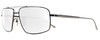Profile View of Chopard SCHF21M-568P Titanium Mens Blue Light Filter Glasses Black Gunmetal 60mm