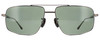 Front View of Chopard SCHF21M-568P Titanium Men Polarized Sunglasses Black Gunmetal 60mm 4 Opt