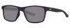Profile View of NIKE WHIZ EV1160 KIDS Unisex Designer Sunglasses Grey & White/Silver Mirror 48mm